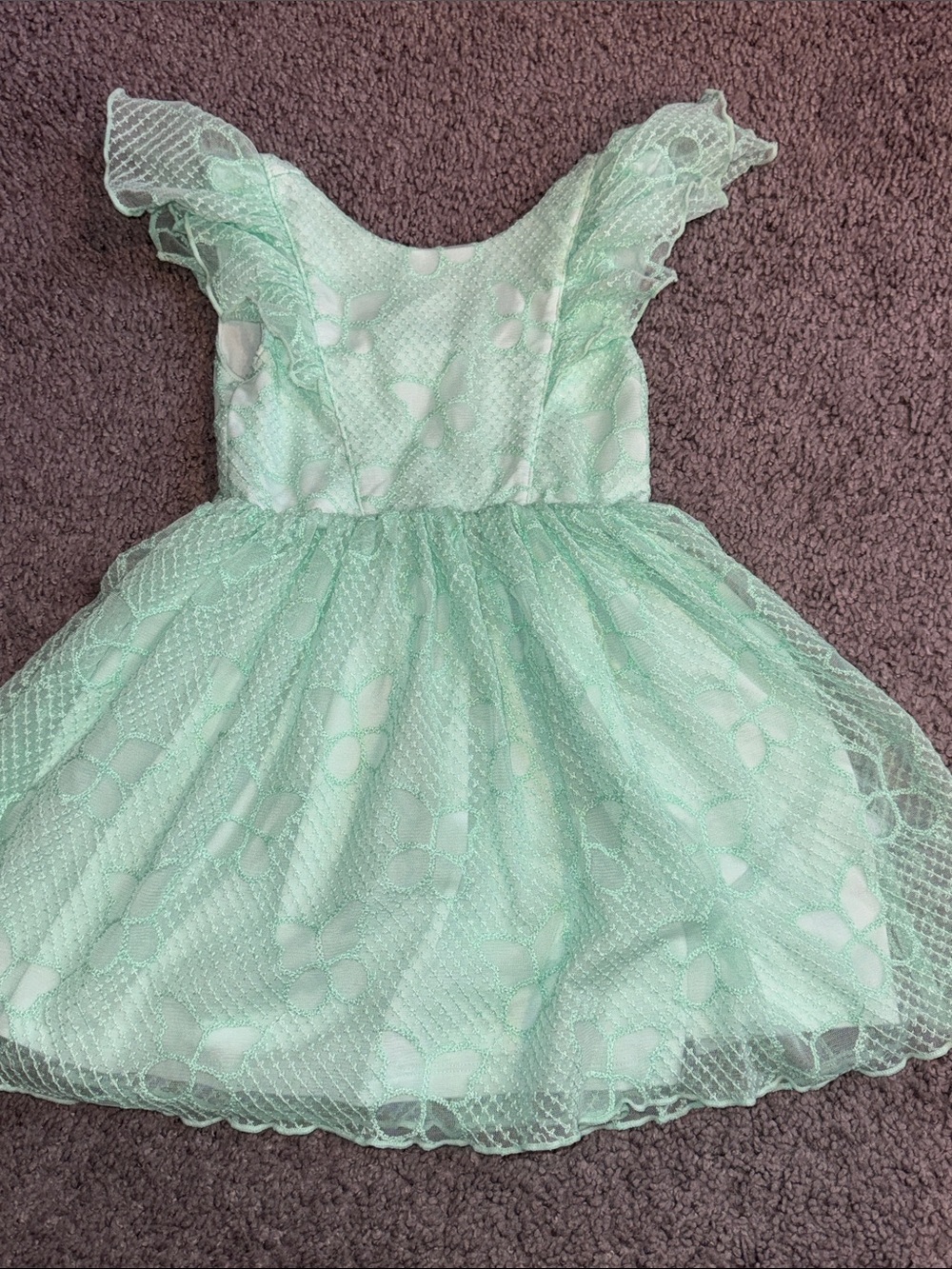 Little Sleepies Butterfly Brook Smocked Flutter Dress - 3T
